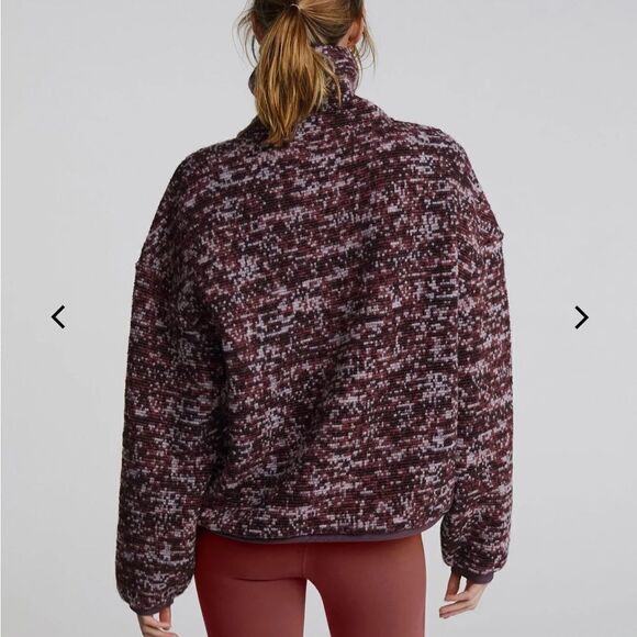 NWT Anthropologie Varley  Half Zip jacket size XL
Speckle fleece 
Retail $168 - Picture 2 of 14